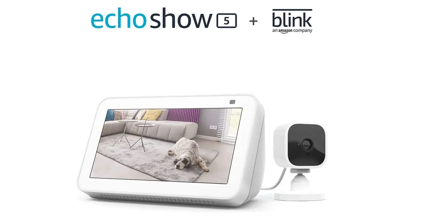 Amazon - Echo Show 5 (2nd Gen, 2021) with Blink Mini