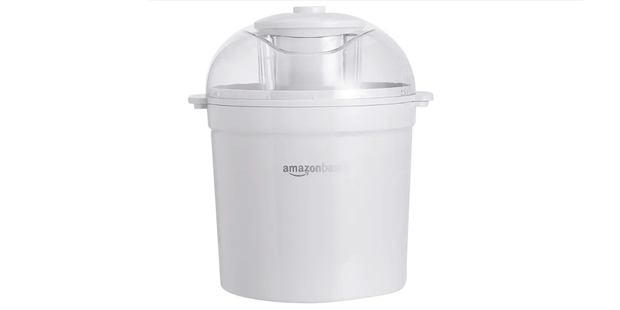 Amazon - Amazon Basics 1.5 Quart Automatic Homemade Ice Cream Maker
