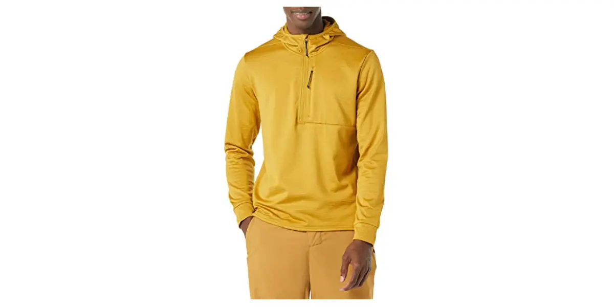 Amazon - Amazon Essentials Men Ski Midlayer Quarter-Zip Hoodie