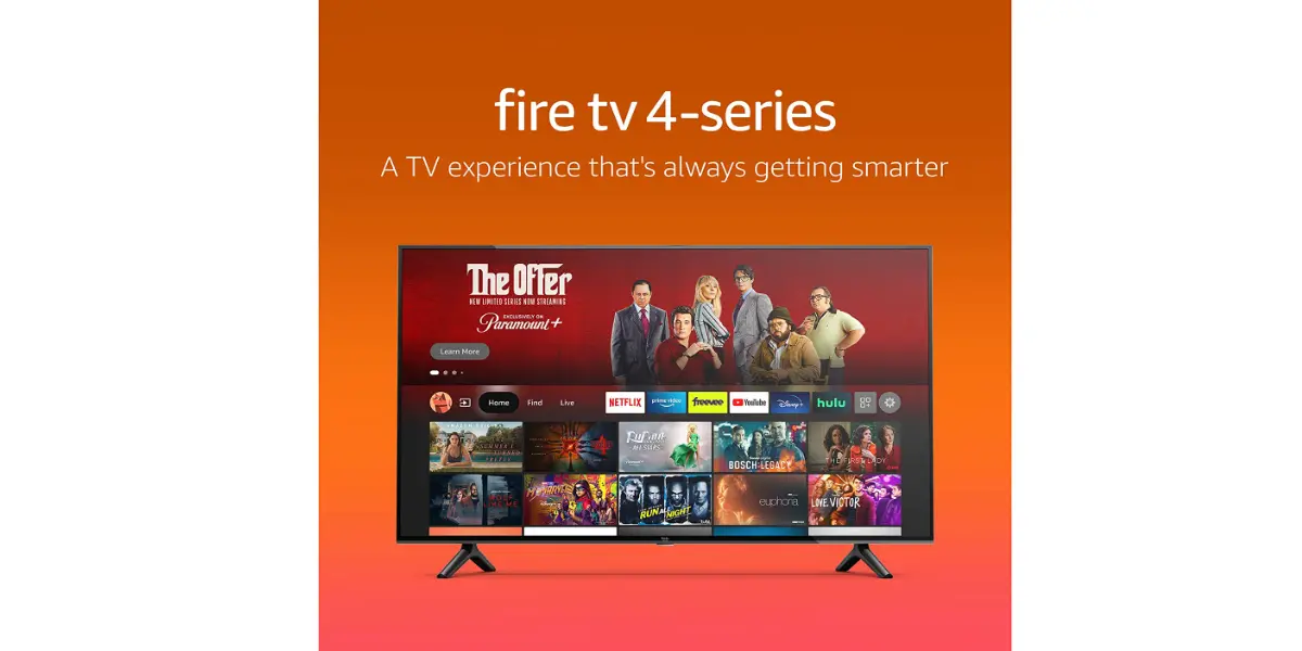 Amazon - Amazon Fire TV 50″ 4-Series 4K UHD smart TV