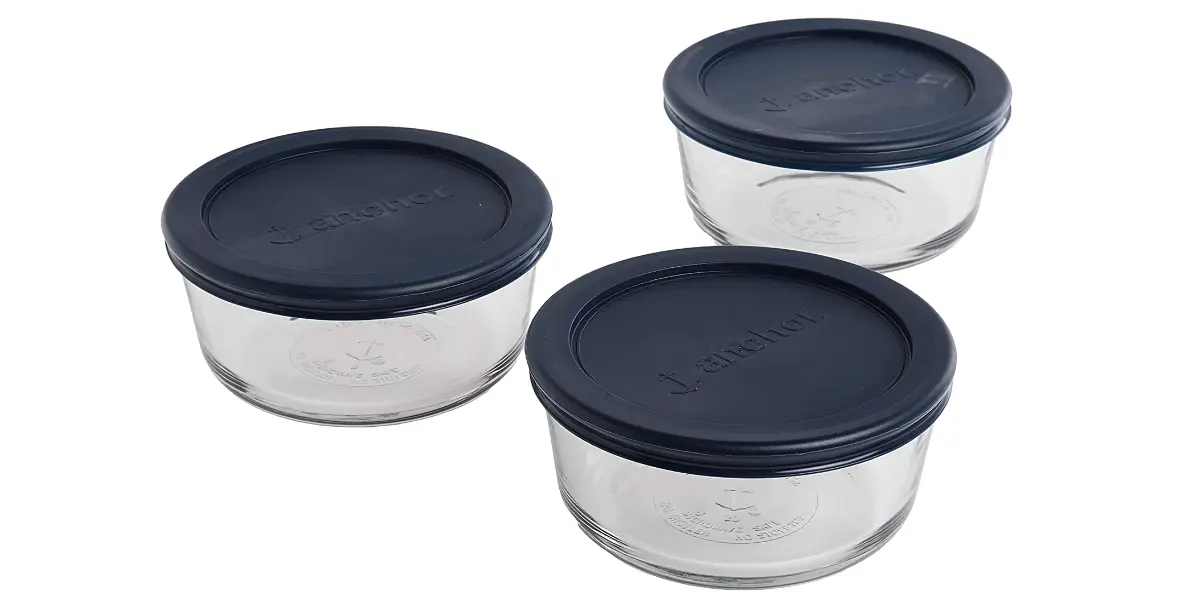 Amazon - Anchor Hocking 2cup Round Glass Food Storage