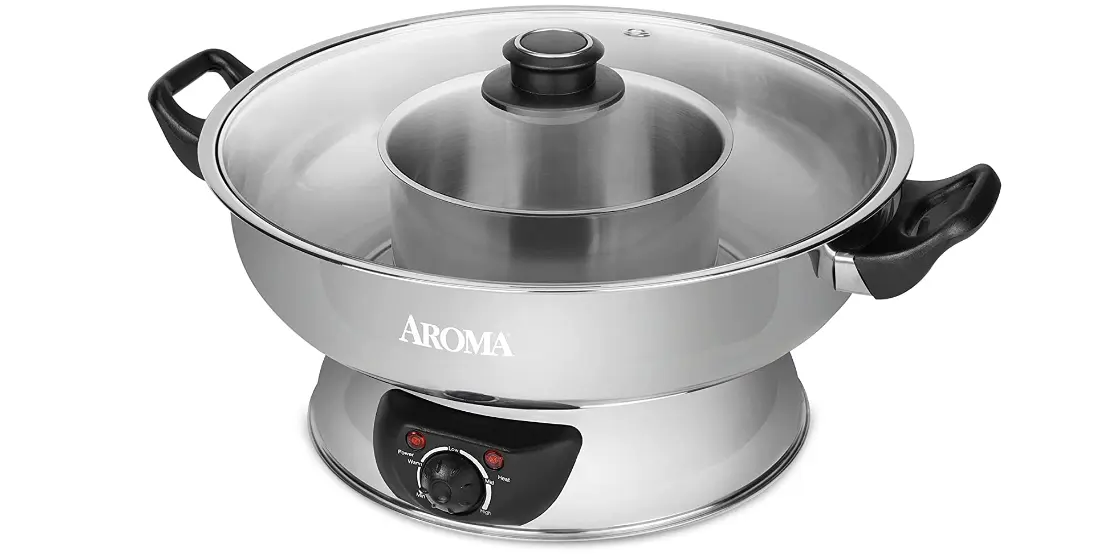 Amazon - Aroma 5qt Stainless Steel Hot Pot