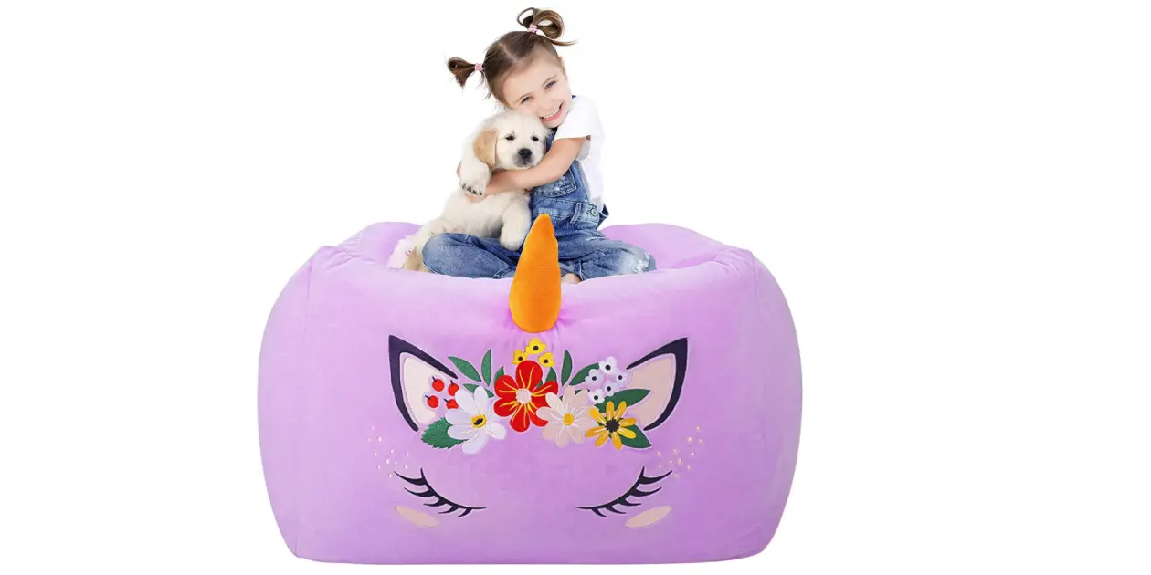 Amazon - Bean Bag for Stuffed Animals Storage