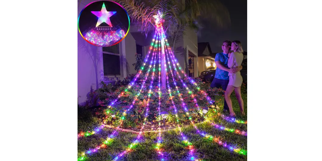 Amazon - Blofun 12foot Waterfall LED String Lights