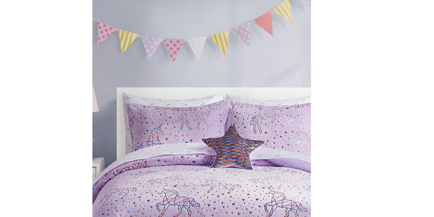 Macy - Brie Unicorn 6Pc Twin Comforter Set
