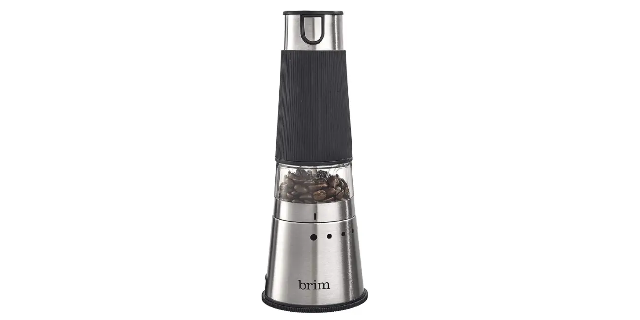 Amazon - Brim Electric Handheld Burr Coffee Grinder