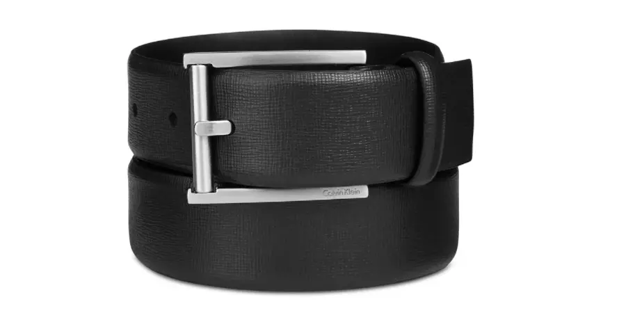 Macy - 60% Off Calvin Klein Men’s Leather Feather-Edge Belt