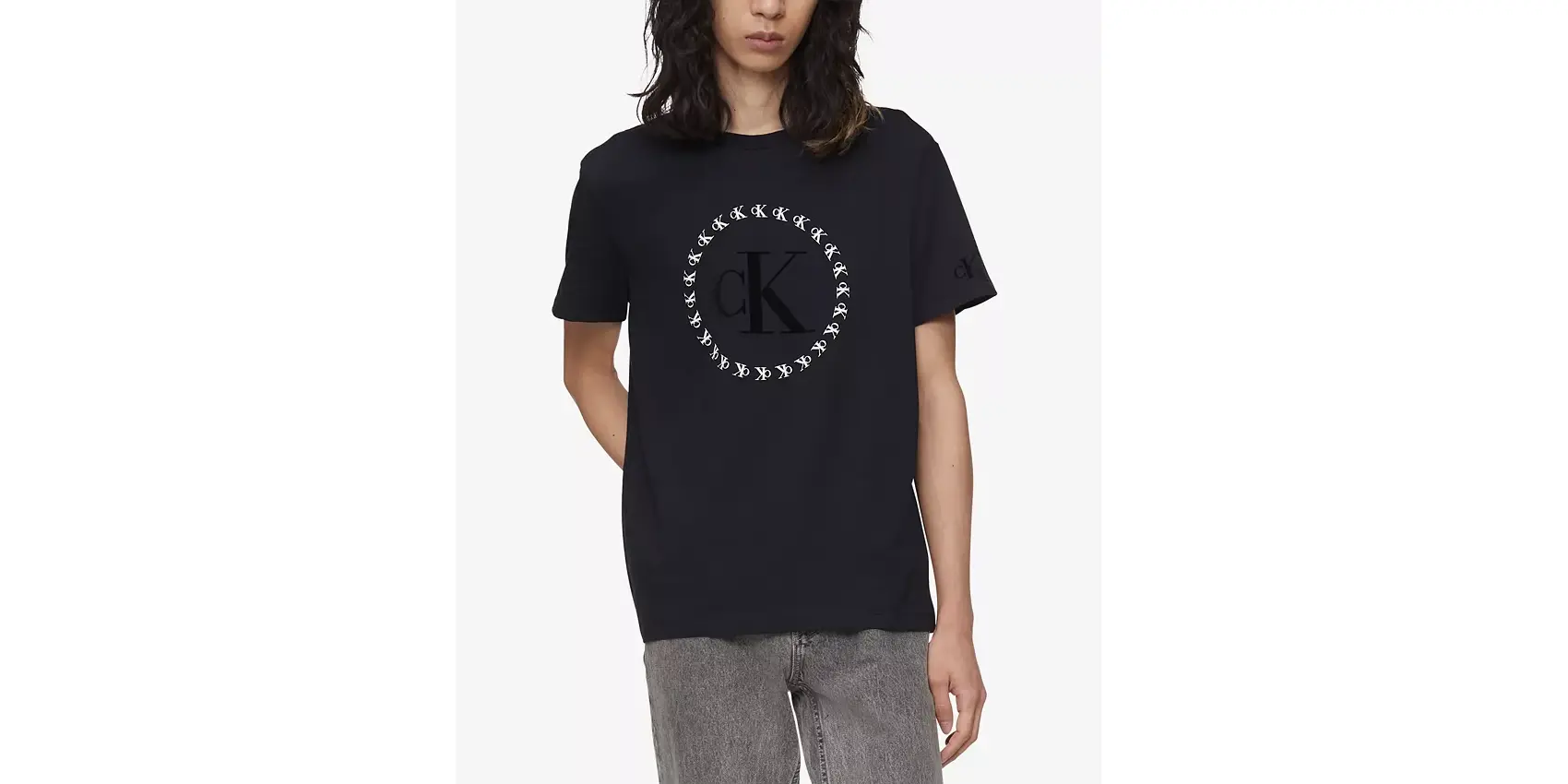 Macy - Calvin Klein Men Circle Logo T-Shirt