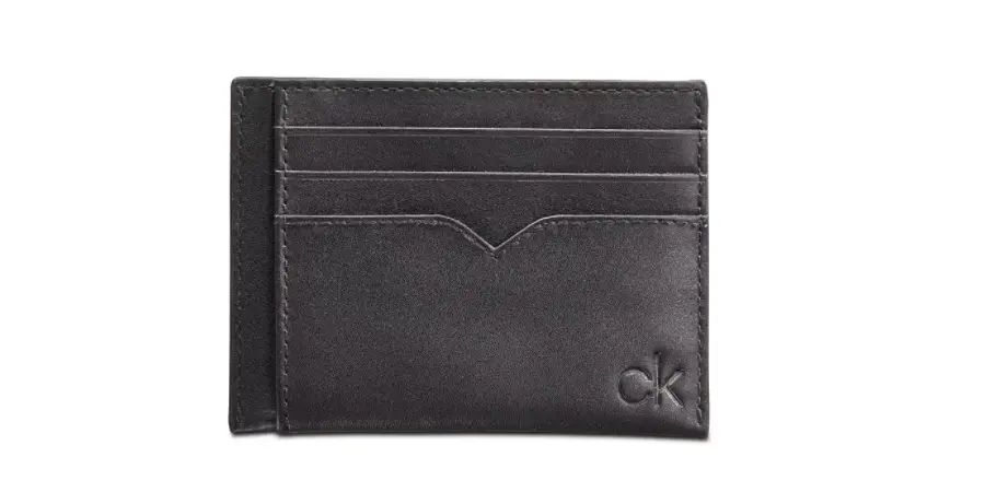 Macy - Calvin Klein Men’s Leather Logo Card Case