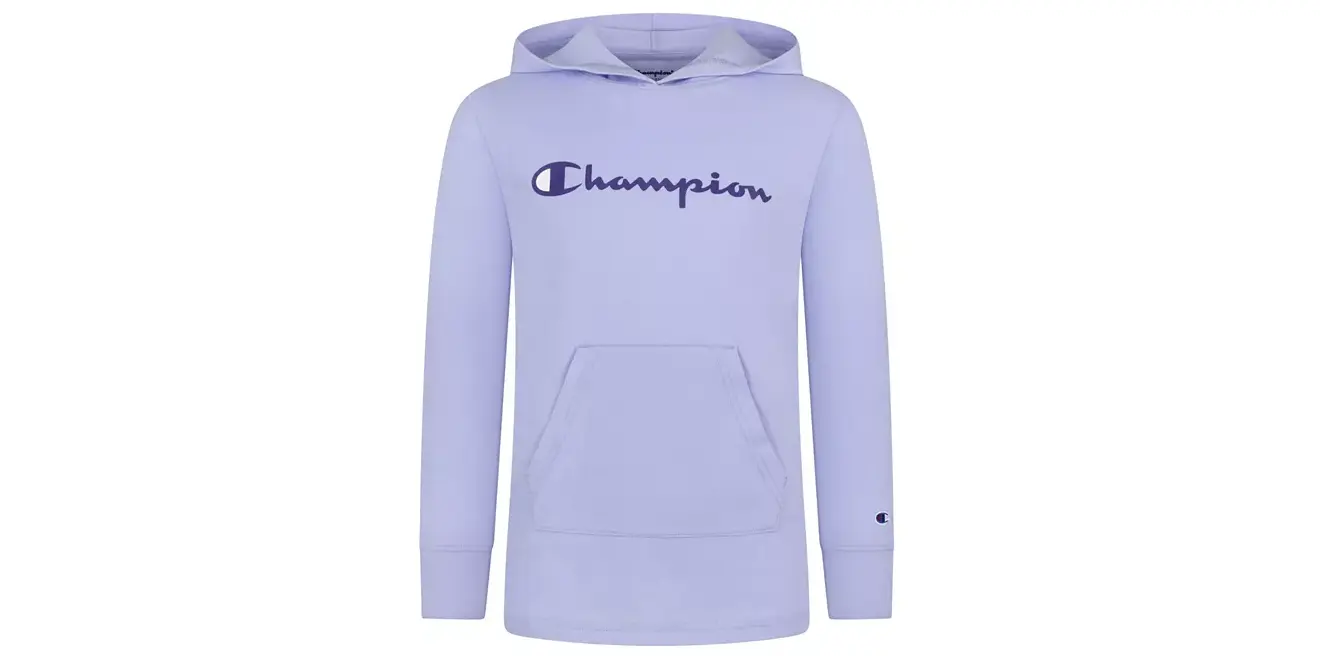 Macy - Champion Little Girls Raglan Hooded Sweatshirt
