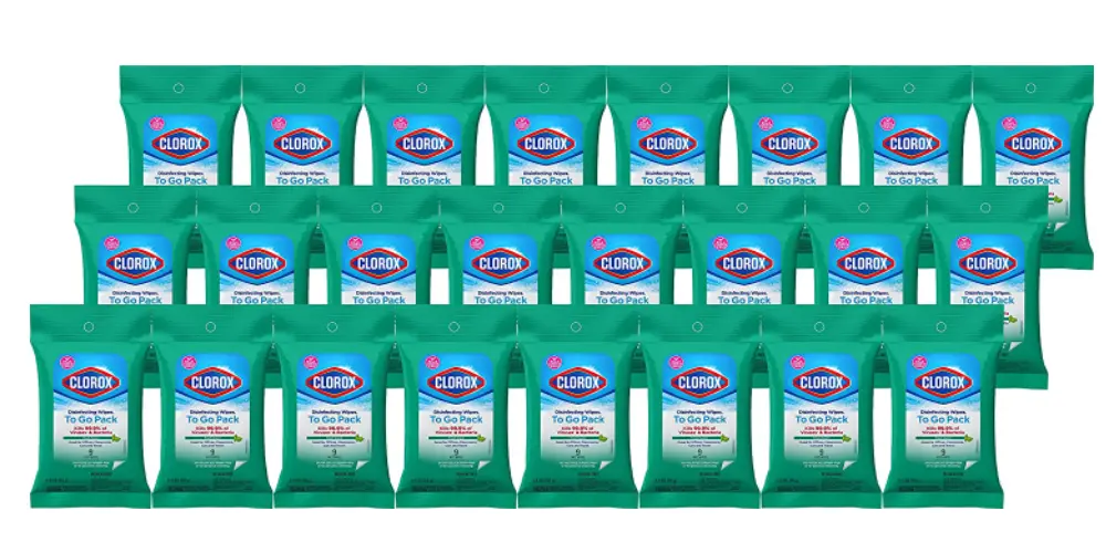 Amazon - Clorox Disinfecting On The Go Travel Wipes