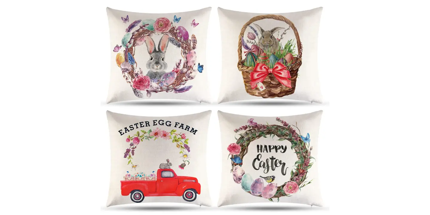 Amazon - Decoration Pillow Cover Easter