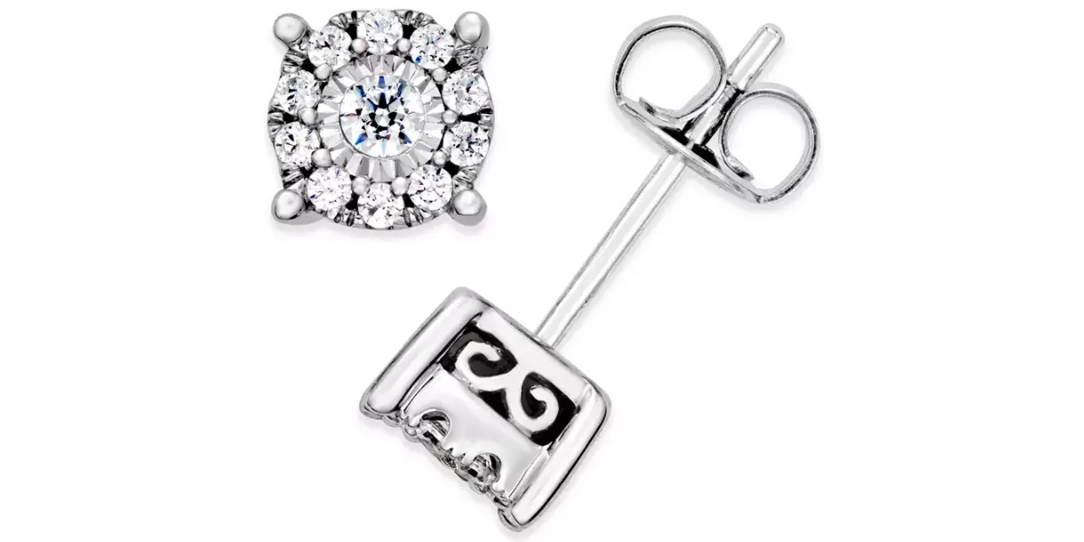 Macy - Diamond Stud Earrings (1/3 ct. t.w.) in 14K