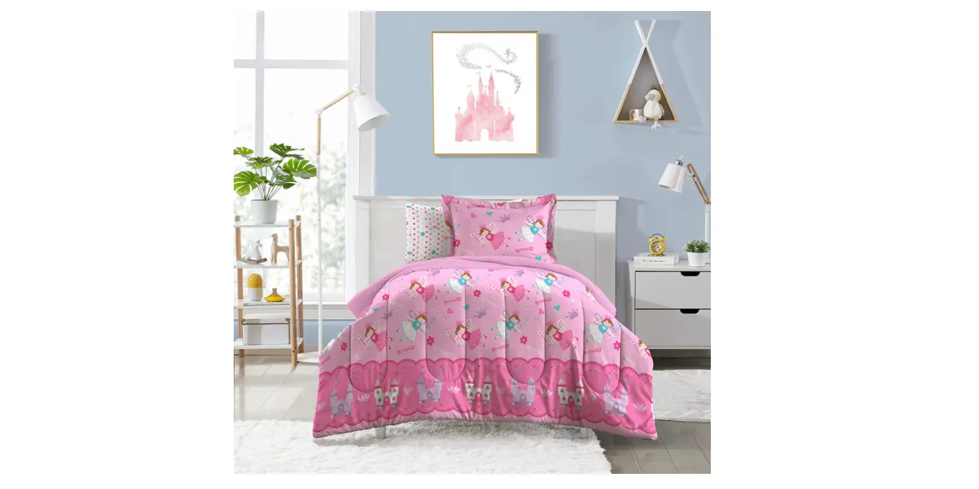Amazon - Magical Princess Ultra Soft Microfiber Comforter Twin Set