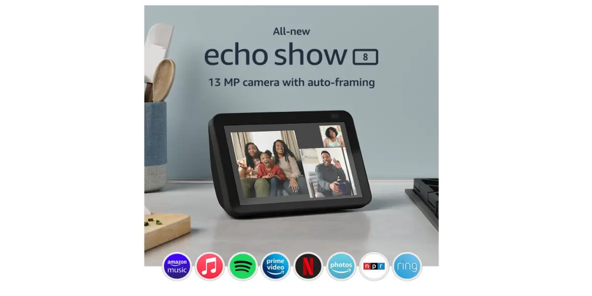 Amazon - 2021 Echo Show 8 (2nd Gen)
