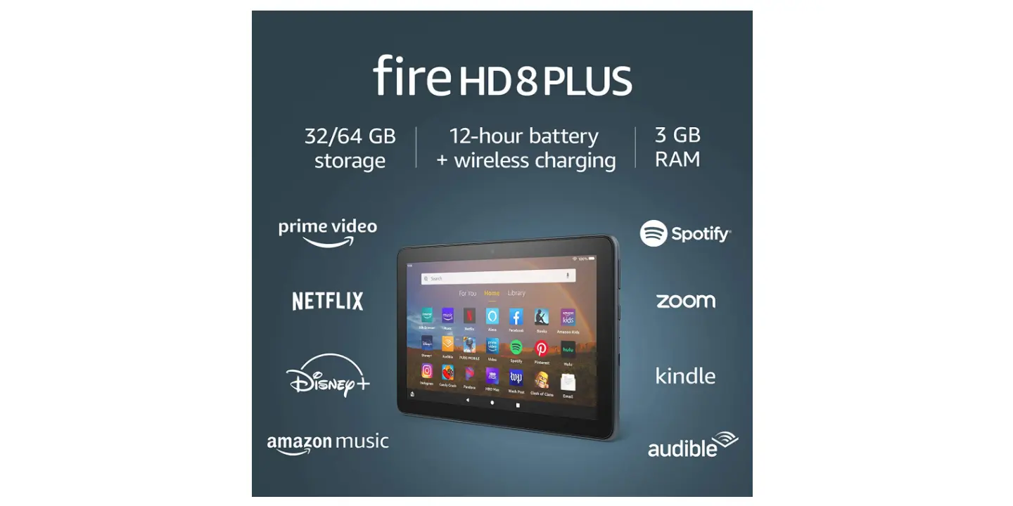 Amazon - 2020 Fire HD 8 Plus tablet