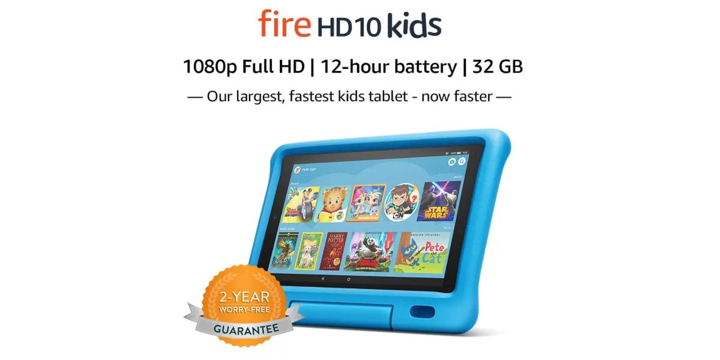 Amazon - 40% Off Fire HD 10 Kids Tablet 10.1” 1080p 32GB (2019 Release)