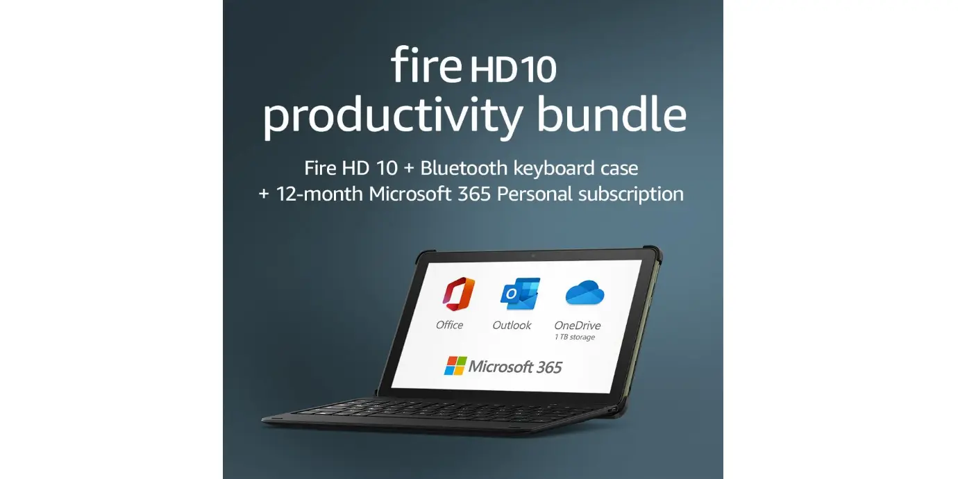 Amazon - Fire HD 10 Tablet Productivity Bundle
