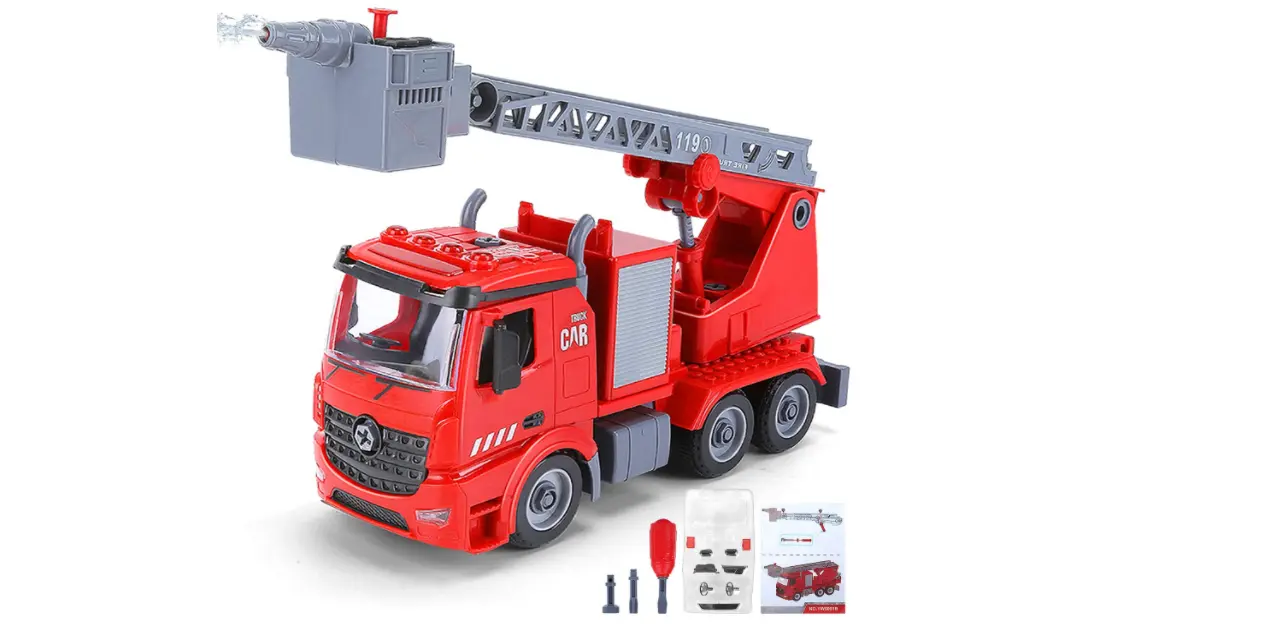 Amazon - 68% Off Toy Fire Truck with Light and Sound