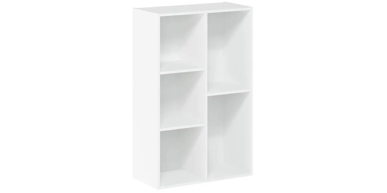 Amazon - Furinno Luder 5-Cube Reversible Open Shelf