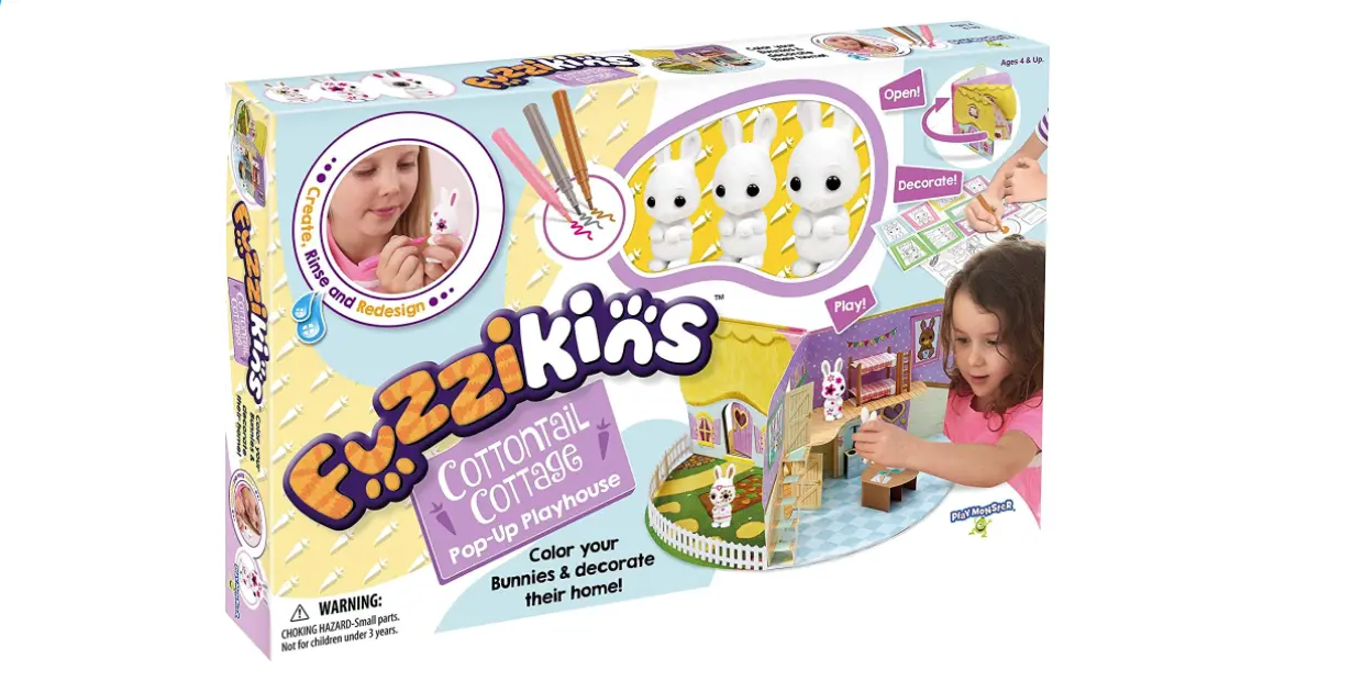 Amazon - Fuzzikins Cottontail Cottage Craft Pop-Up Book Playset