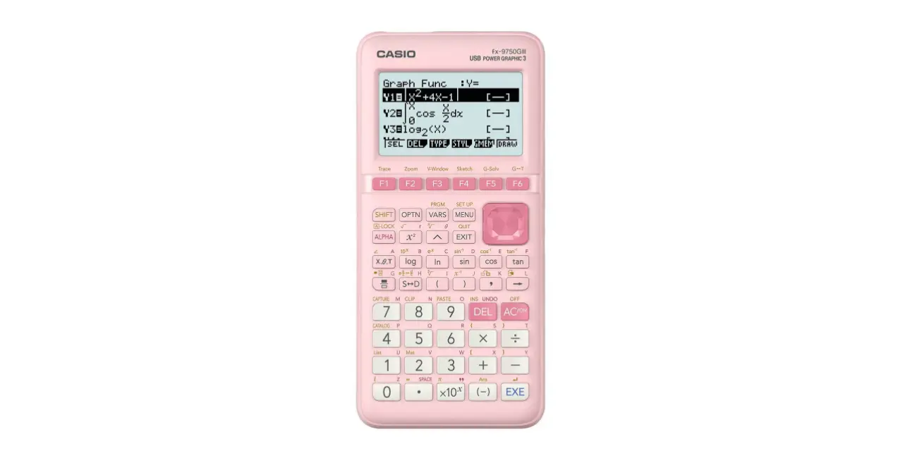 Target - Casio fx-9750GIII Pink Graphing Calculator