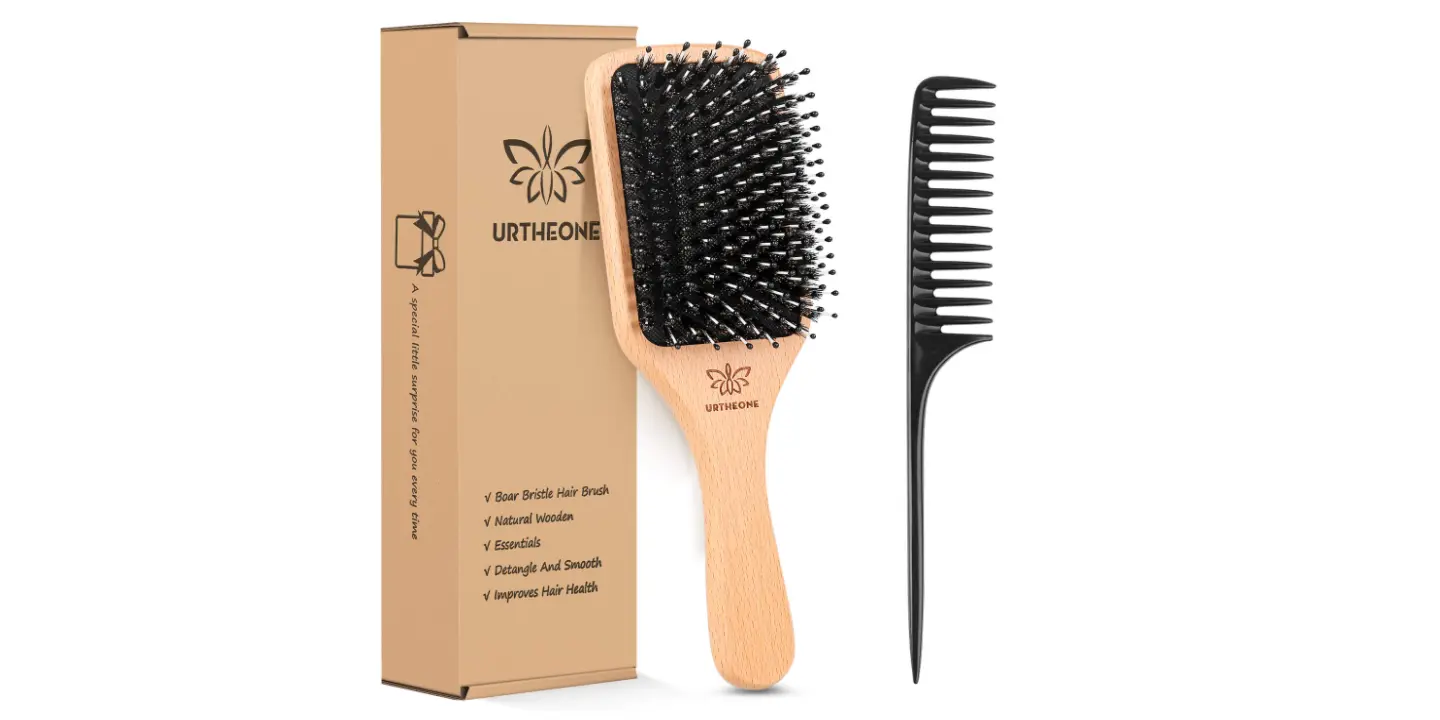 Amazon - Wood Hair Brush