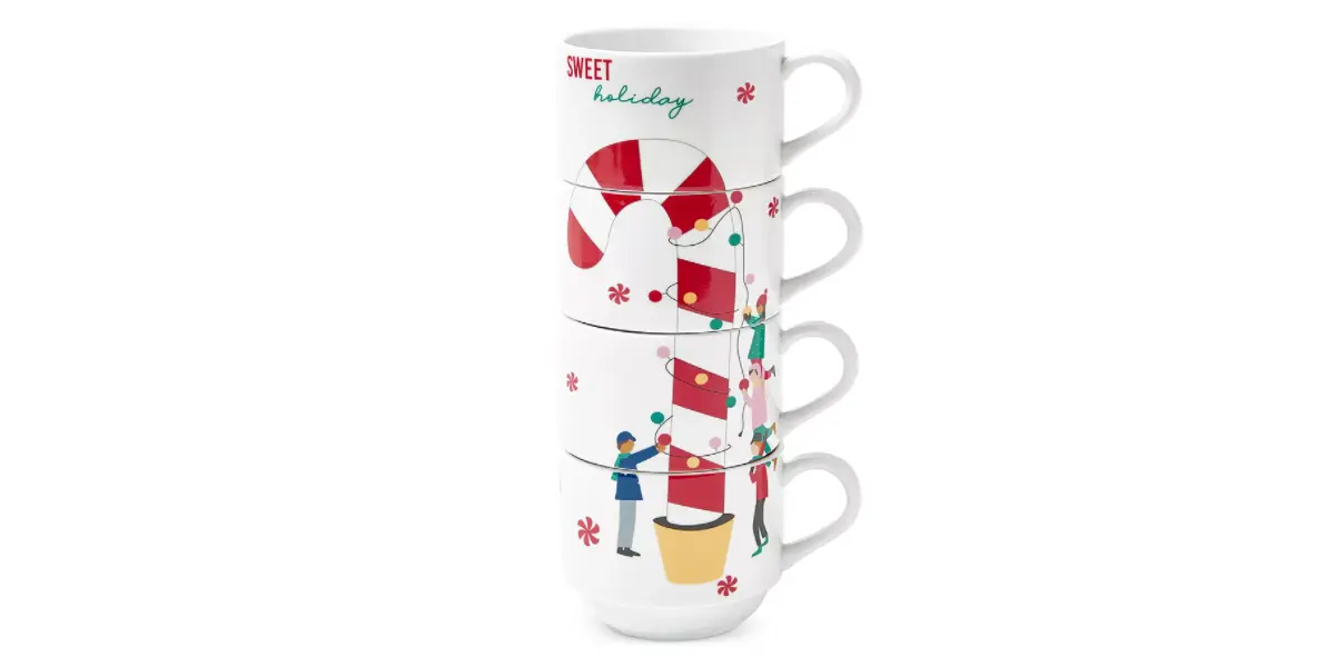 Macy - Holiday 4 Stackable Mugs