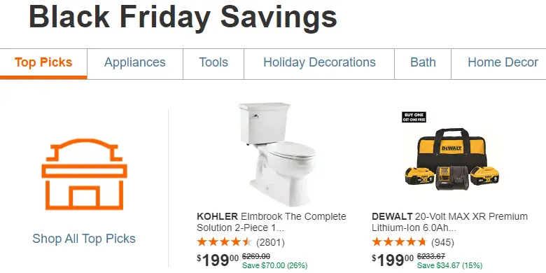 The Home Depot - Home Depot Black Friday Savings Now