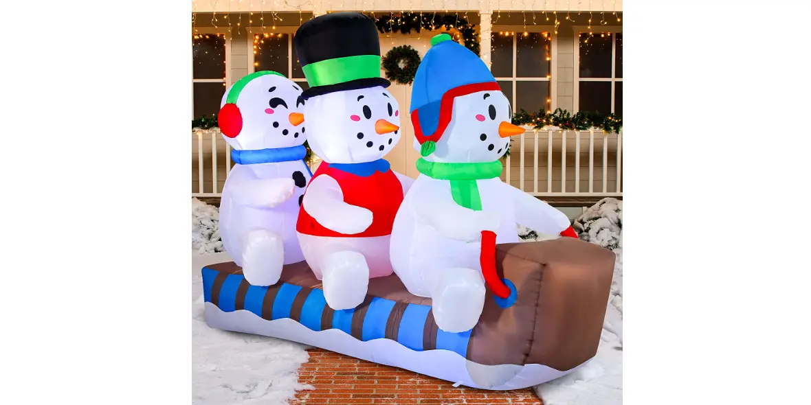 Amazon - Joiedomi 6ft Christmas Inflatable Snowman