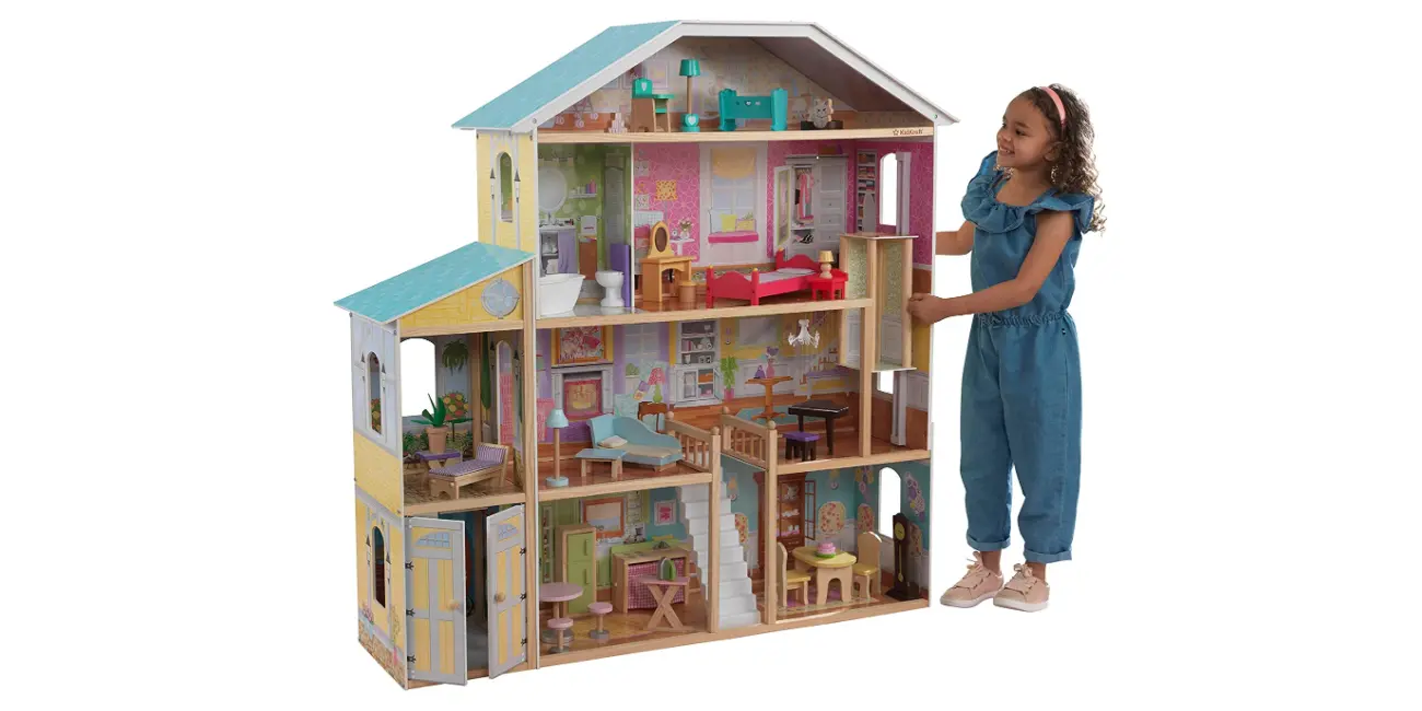 Amazon - KidKraft Majestic Mansion Wooden Dollhouse