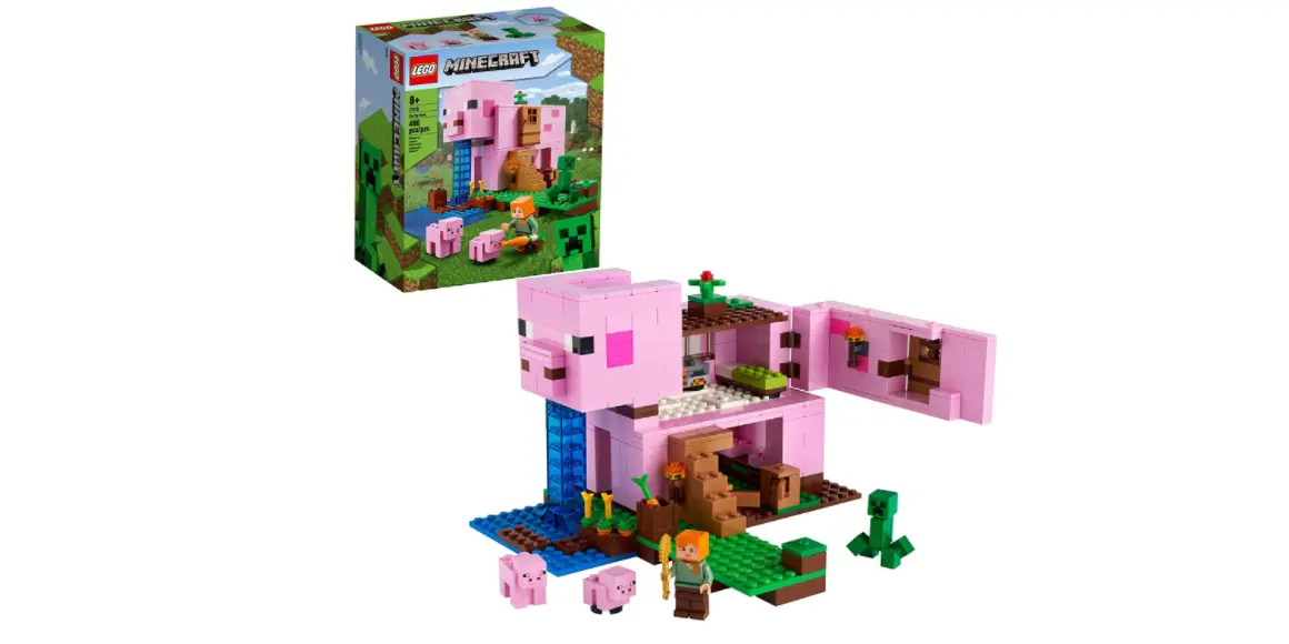 Amazon - LEGO Minecraft The Pig House 21170