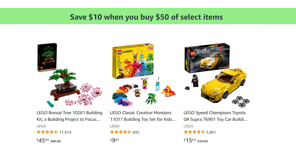 Amazon - LEGO at Amazon