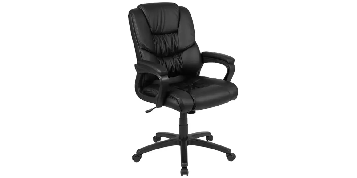 Amazon - LeatherSoft Swivel Office Chair