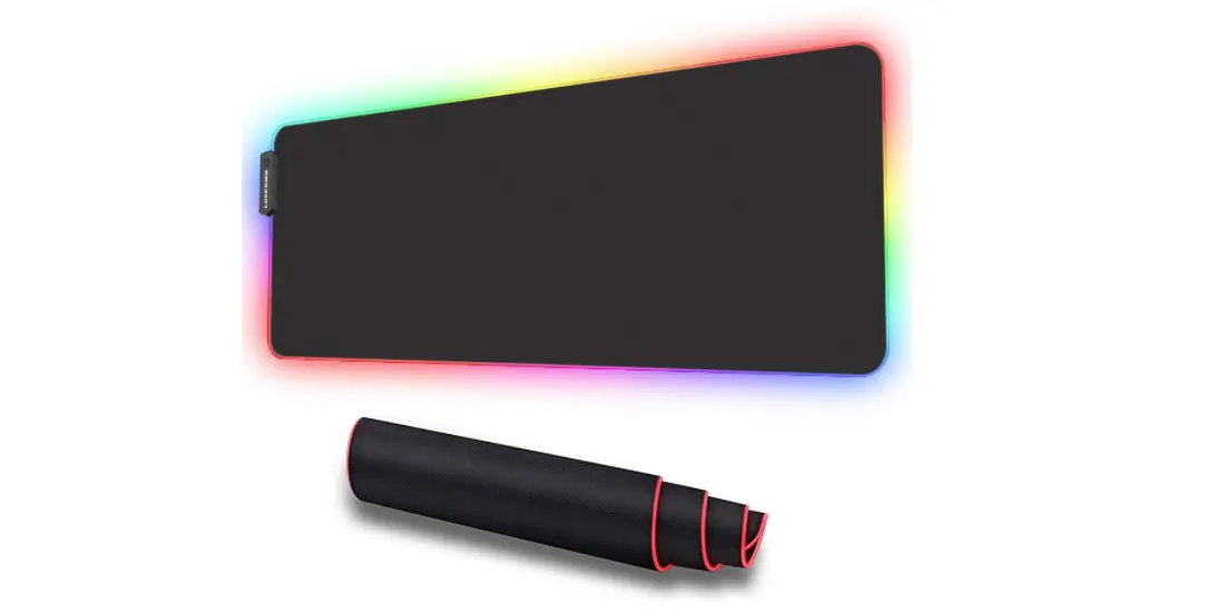 Amazon - 81% Off Luxcoms RGB Large LED Gaming Mouse Pad