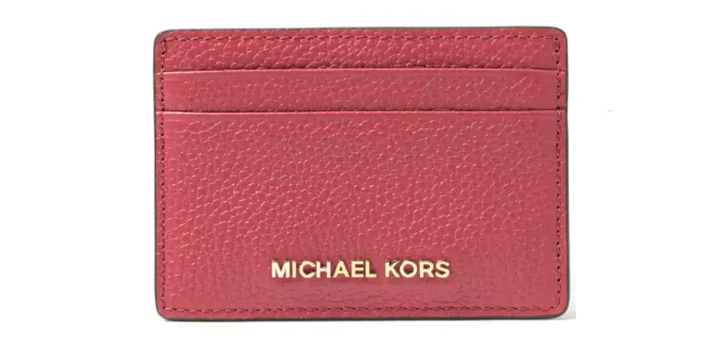 Macy - MICHAEL KORS Pebble Leather Card Holder