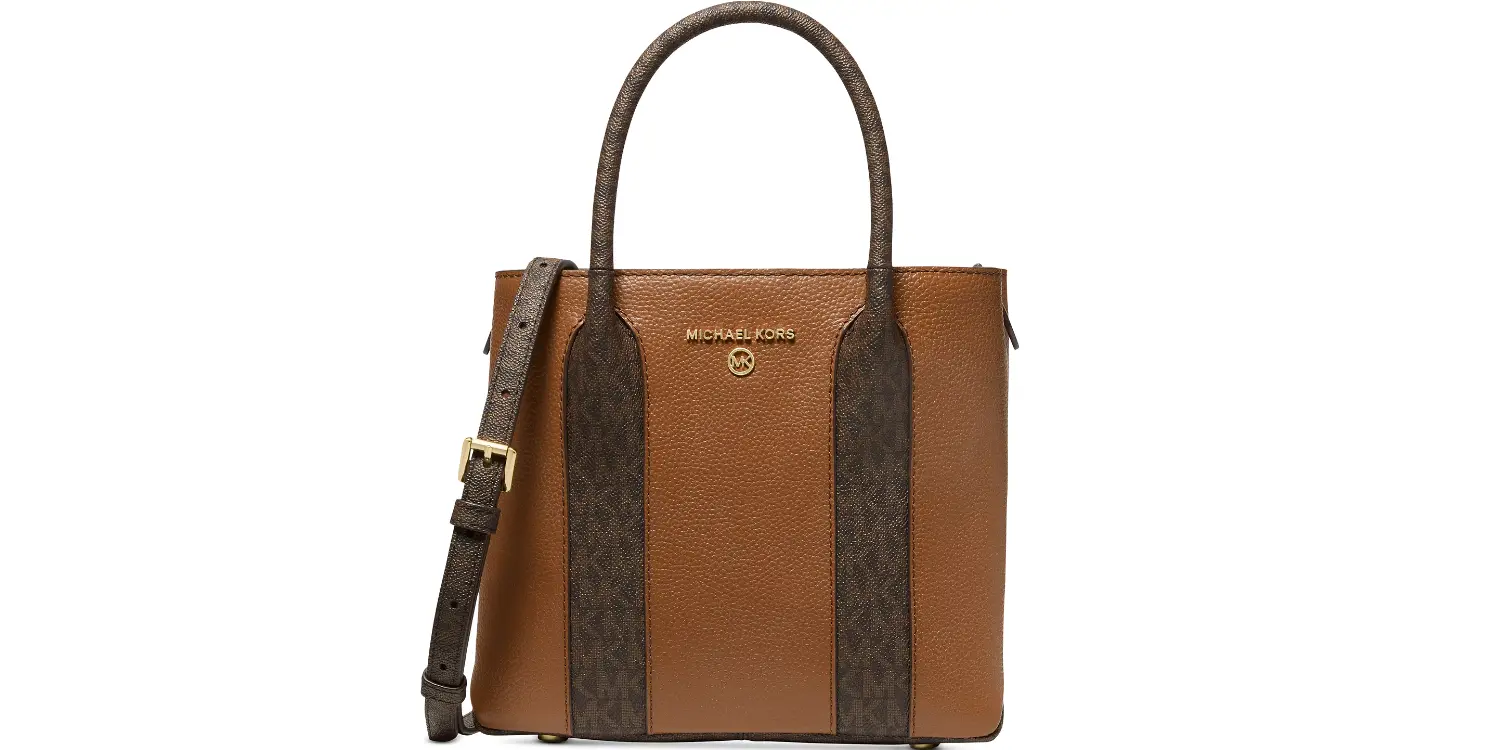 Macy - Michael Kors Signature Austin Leather Messenger Bag