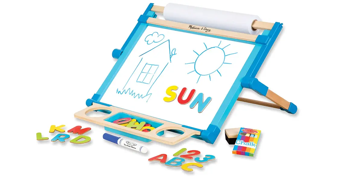 Amazon - Melissa & Doug Deluxe Double-Sided Tabletop Easel 