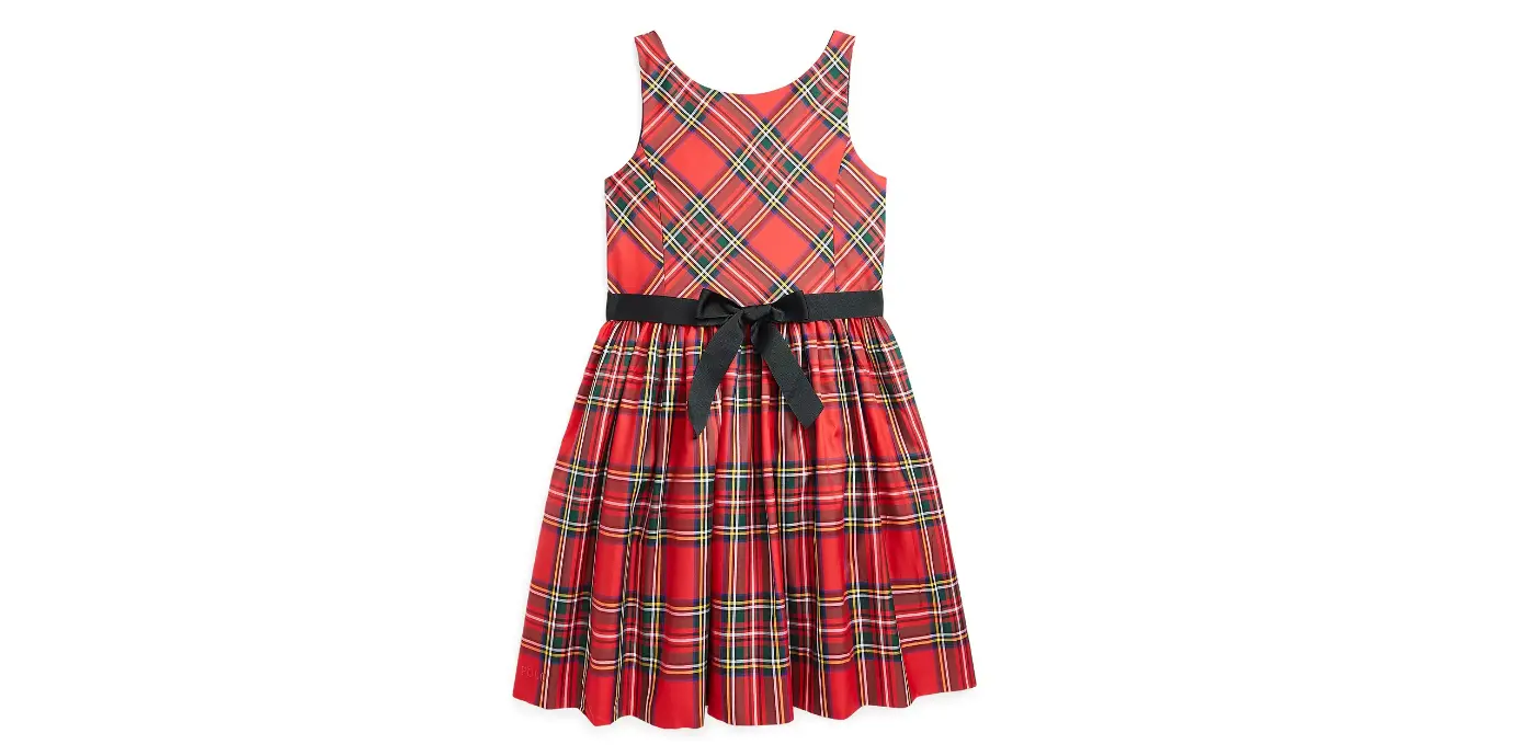 Macy - POLO Girls Plaid Fit-and-Flare Dress