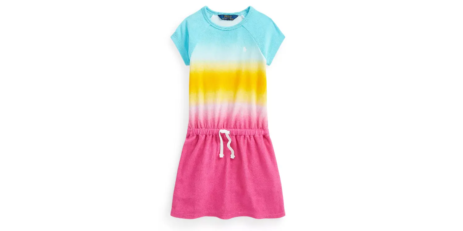 Macy - Polo Girl Ombre Terry T-shirt Dress