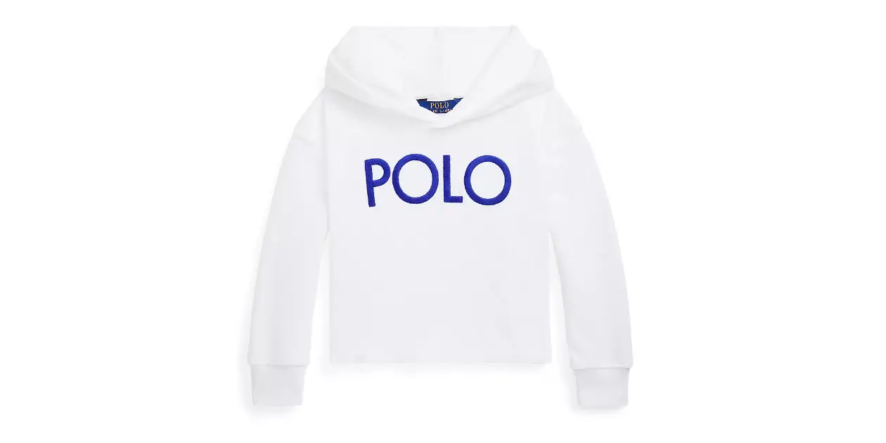 Macy - Polo Logo Terry Cropped Hoodie