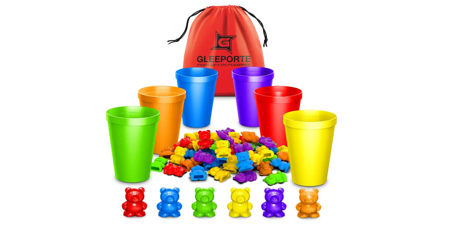 Amazon - 66% Off Rainbow Counting Bears With Matching Sorting Cups