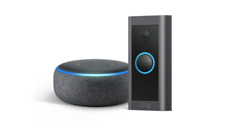 Amazon - Ring Video Doorbell with Echo Dot (Gen 3)