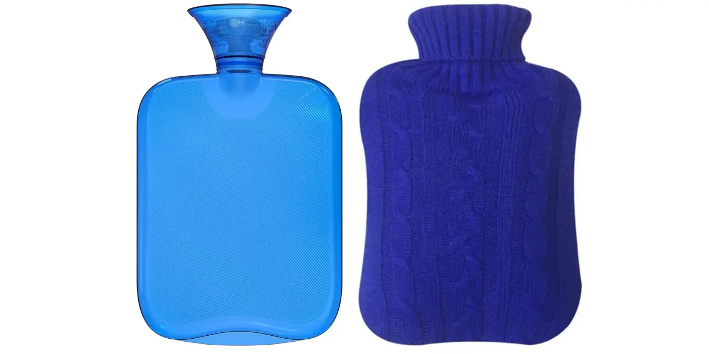 Amazon - Rubber Hot Water Bottle with Cover