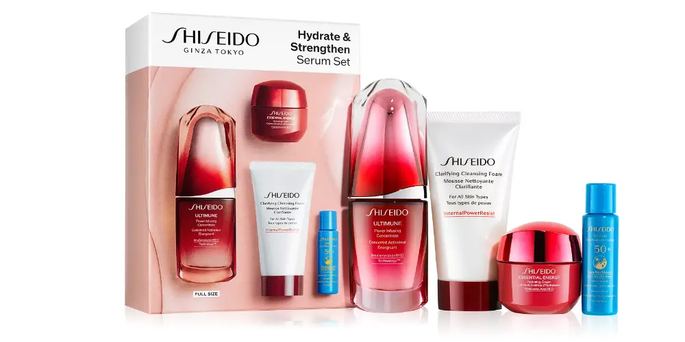 Macy - Shiseido 4Pc Hydrate & Strengthen Serum Set