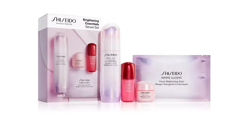 Macy - Shiseido 4pc Brightening Essentials Serum Set