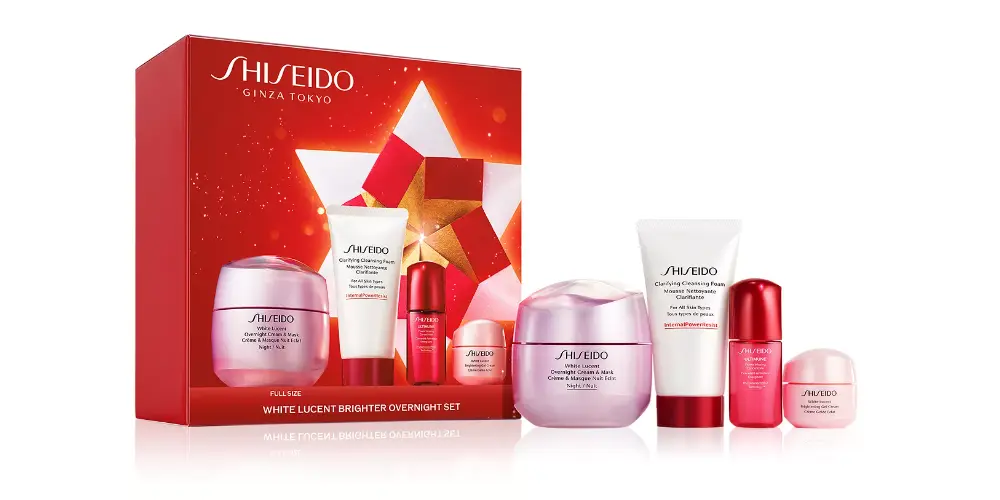 Macy - Shiseido 4pc White Lucent Brighter Overnight Set