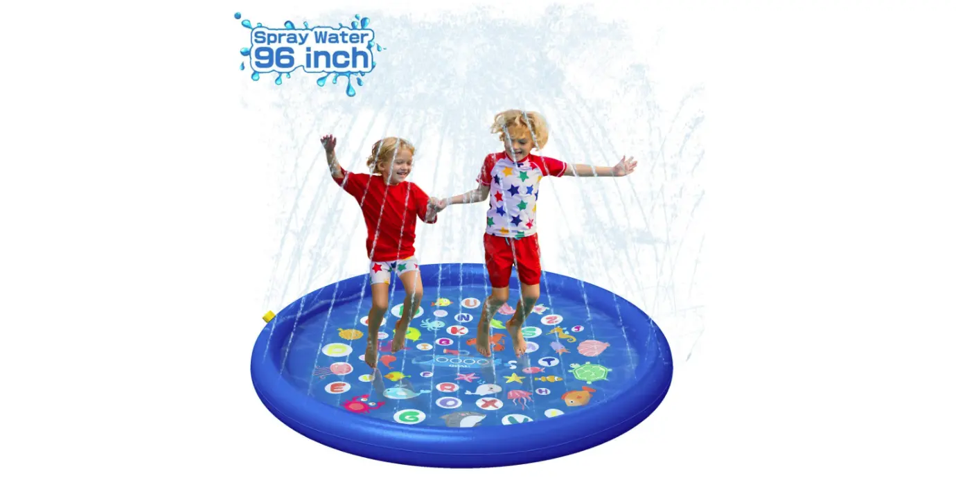 Amazon - 25% Off Inflatable Splash Pad Sprinkler (Up To 96 Inch)