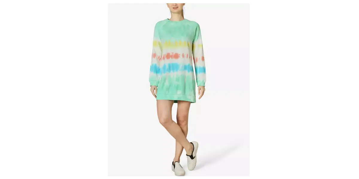 Macy - 73% Off Tie-Dyed Sweatshirt Dress