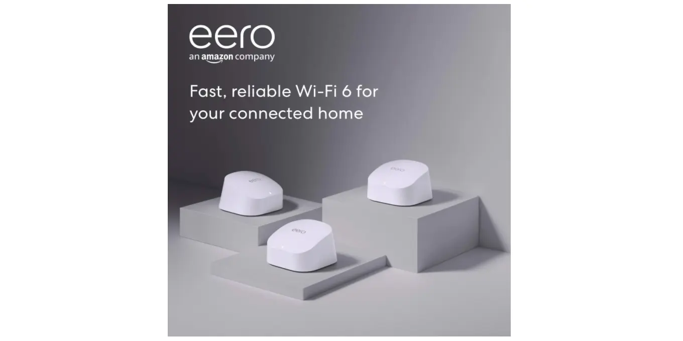Amazon - Amazon eero mesh Wi-Fi 6